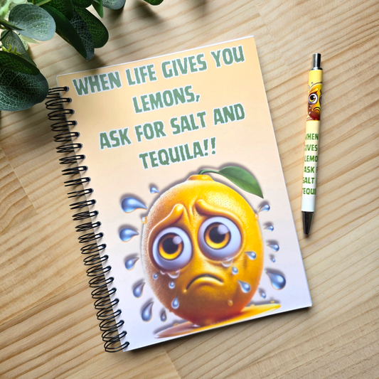 When Life Give You Lemons Notebook A5