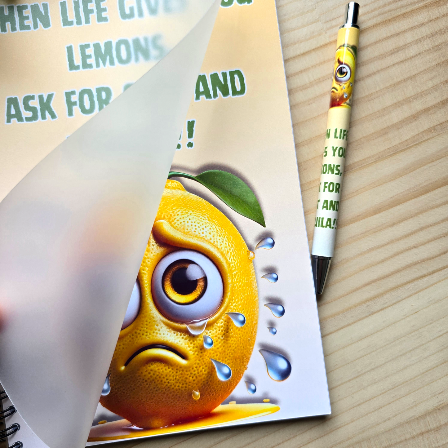 When Life Give You Lemons Notebook A5
