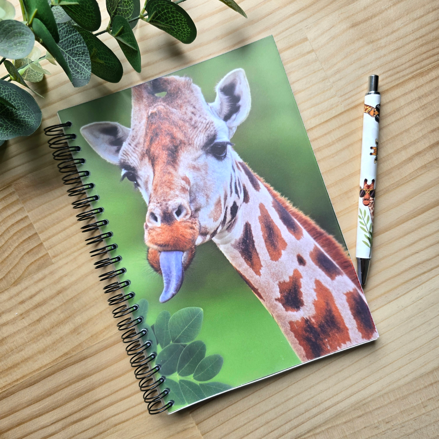 Giraffe Notebook A5