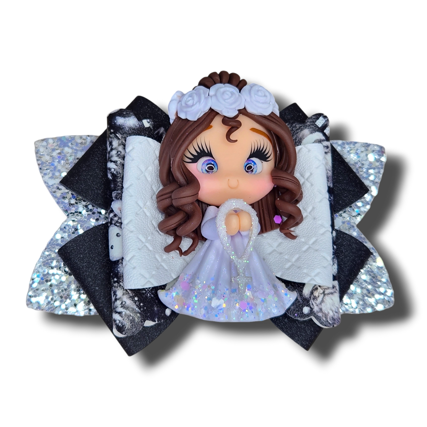 Xmas Faith Clay Bow