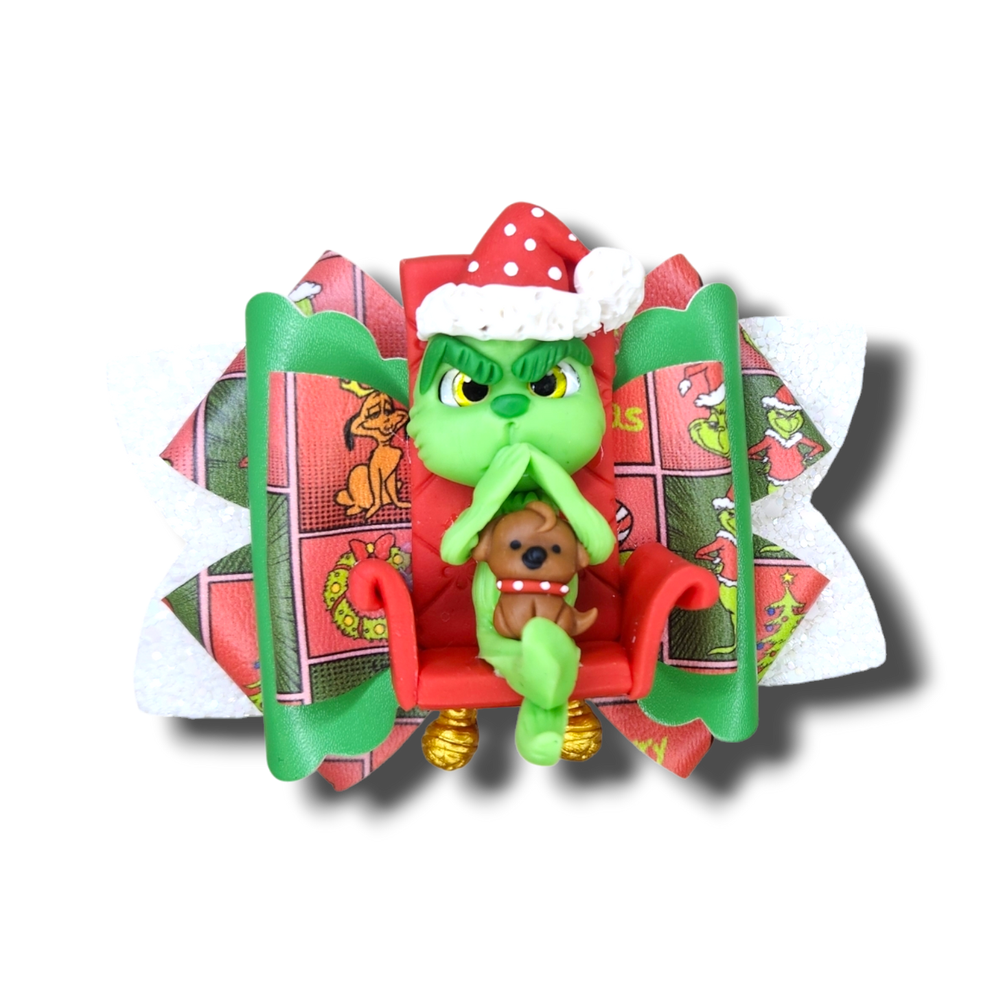 Green Guy Clay Bow