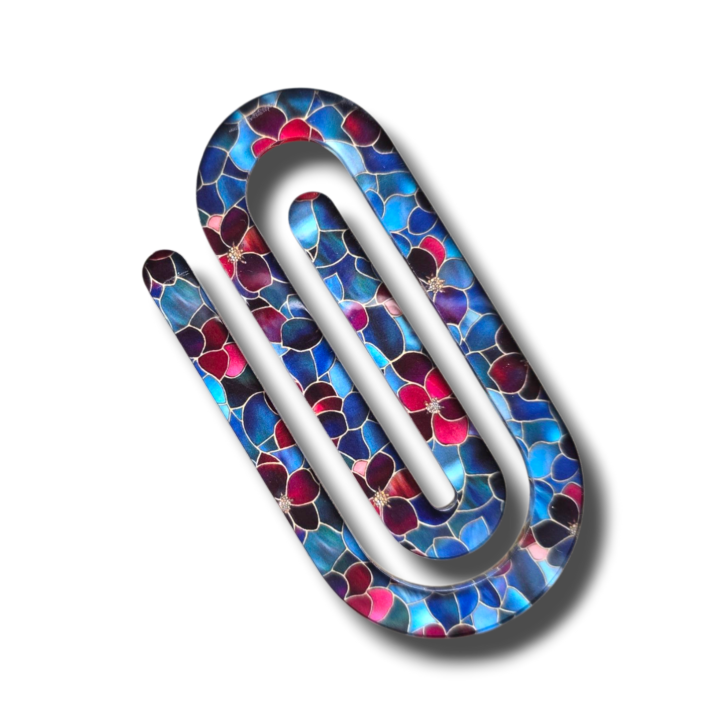 Stained Glass Jumbo Paperclip Bookmark