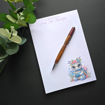 Custom Teacher A5 Notepad