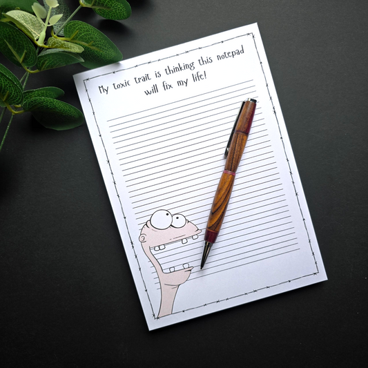 Toxic Trait A5 Notepad