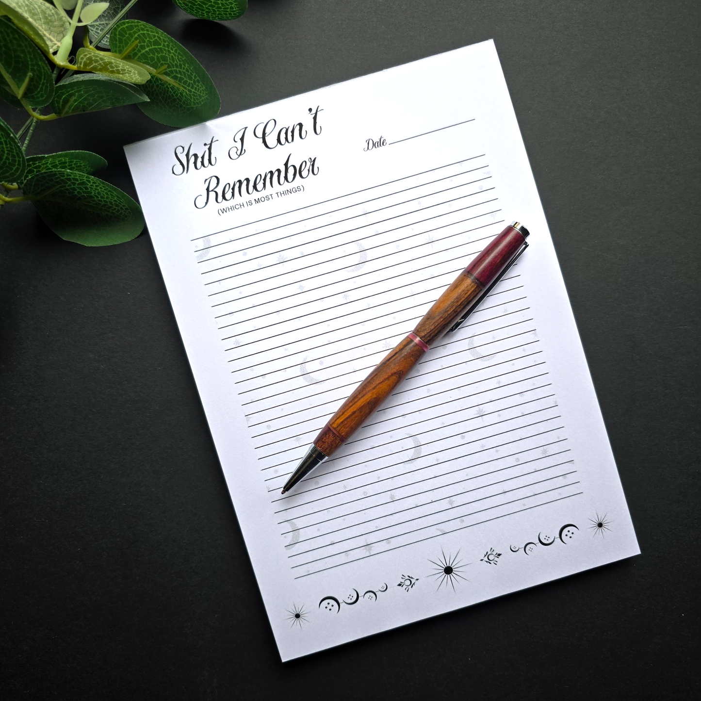 Forgetful A5 Notepad