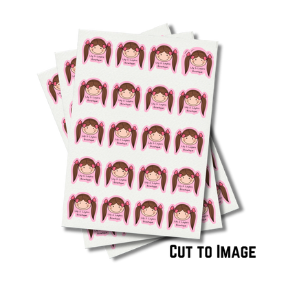 Custom Matte Logo Stickers