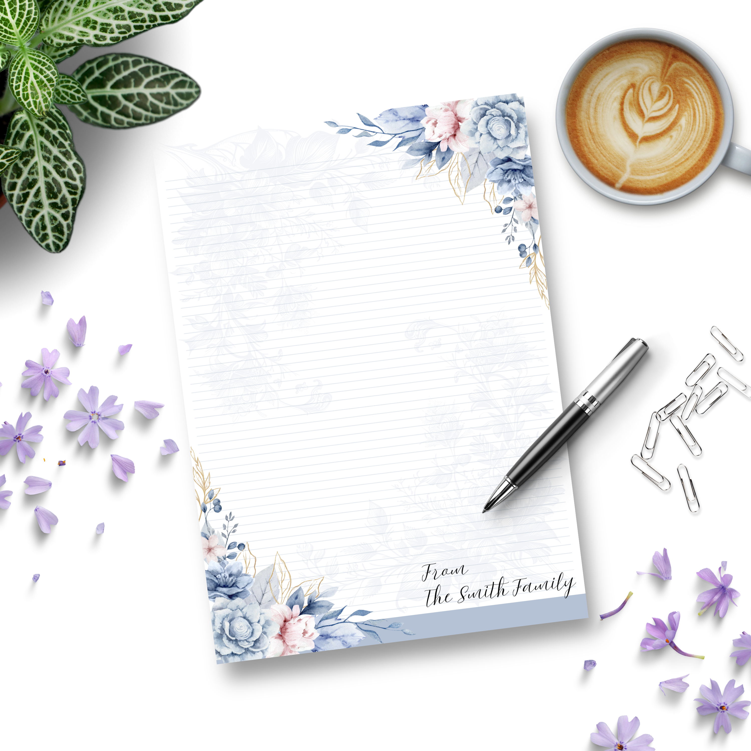 Custom A4 Signature Notepad (Style 3) – Murtz