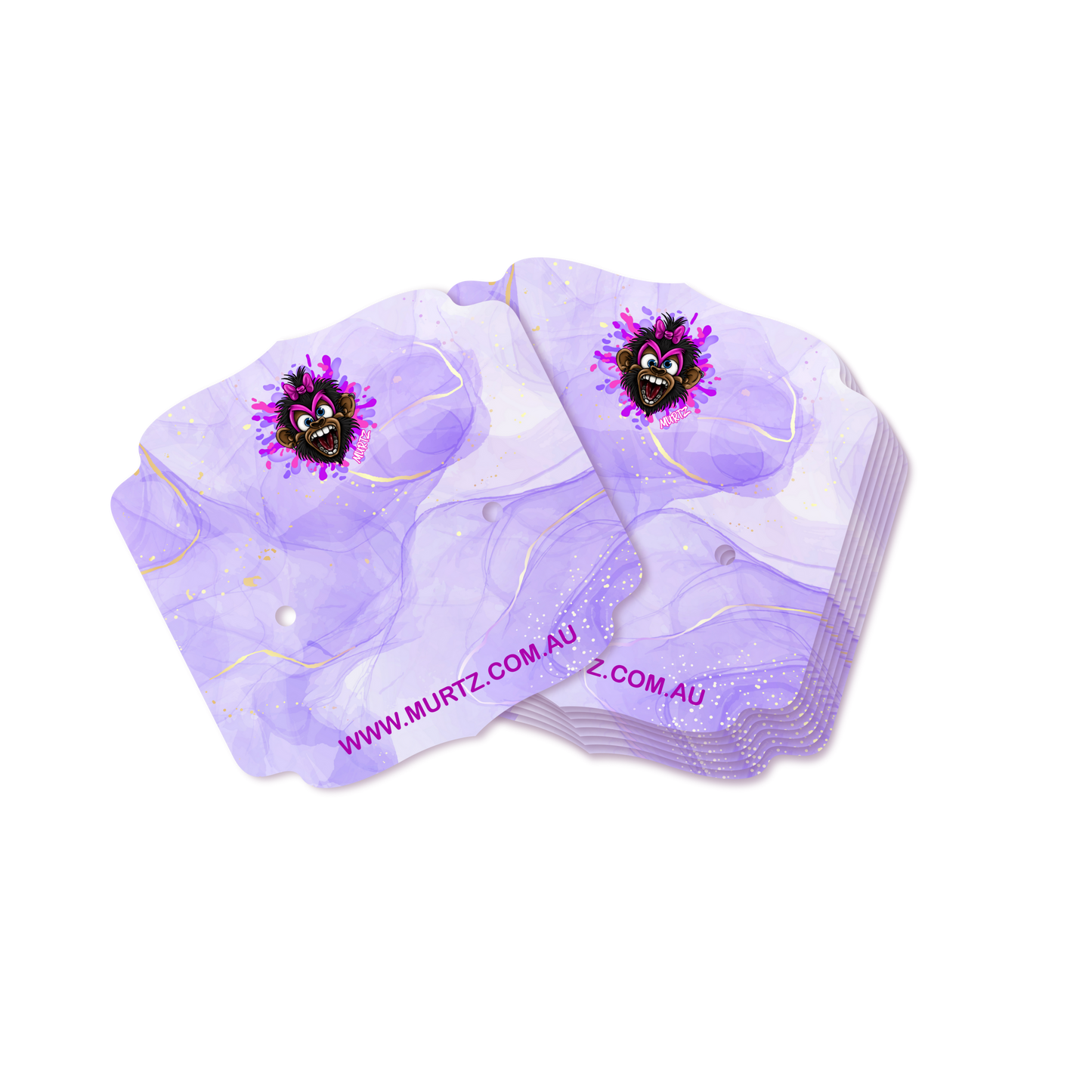 Custom Gloss 300gsm Earring Cards