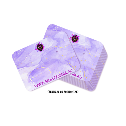 Custom Gloss 300gsm Earring Cards