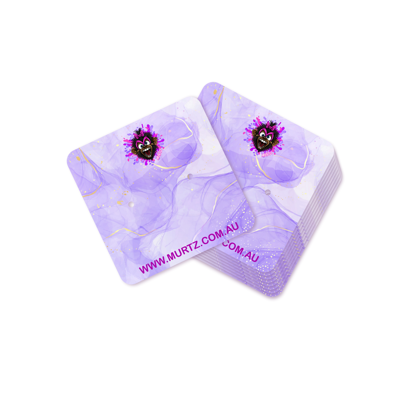 Custom Gloss 300gsm Earring Cards