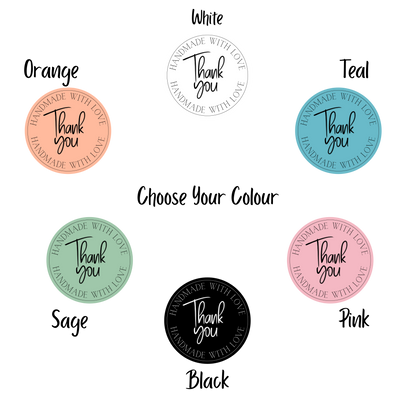 Thank You Handmade Business Sticker Sheet