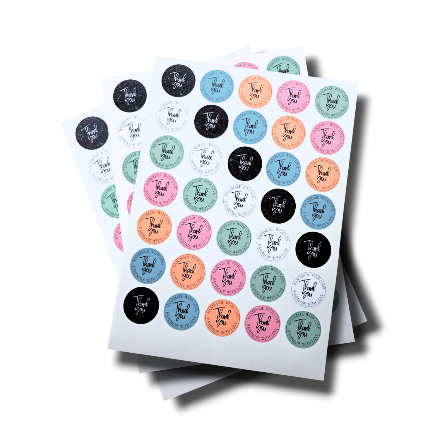Thank You Handmade Business Sticker Sheet